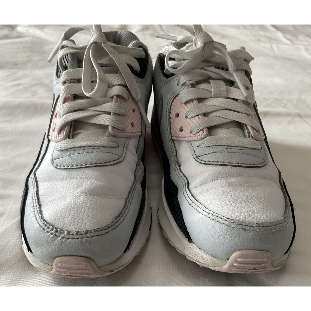 Nike Air Max 90 Shoes Youth Size 3.5Y HF6358-104 Leather Running Pink - Picture 6 of 15